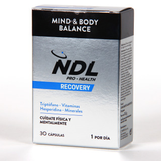 NDL Pro-Health Recovery Mind & Body Balance 30 cápsulas REGALO Hydration & Energy 1 sobre