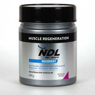 NDL Pro-Health Recovery Muscle Regeneration Bote 300g REGALO 1 Gel con cafeína y 1 sobre Hydration & Energy
