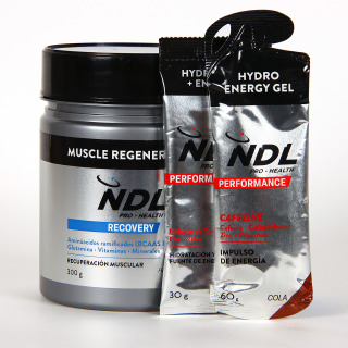 NDL Pro-Health Recovery Muscle Regeneration Bote 300g REGALO 1 Gel con cafeína y 1 sobre Hydration & Energy