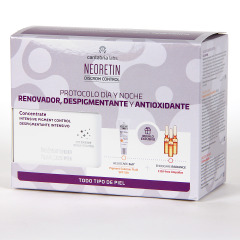 Neoretin Discrom Control Concentrate 2x10 ml PACK Regalo Heliocare 360 Pigment y 3 ampollas C Oil free