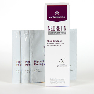 Neoretin Discrom Control Ultra Emulsión 30 ml Regalo 3 discos Neoretin Peeling