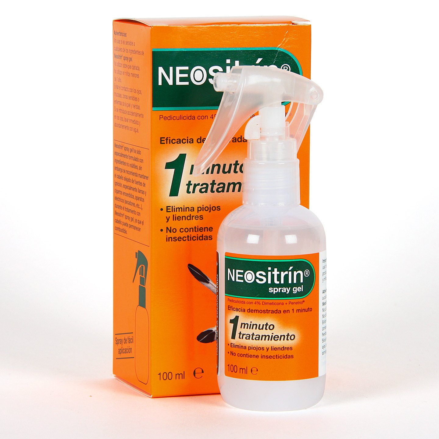 ≫ Comprar neositrín spray gel: elimina piojos y liendres en una sola  aplicación online