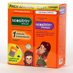 Neositrin PACK Gel y Champú al 50% con Lendrera de Regalo
