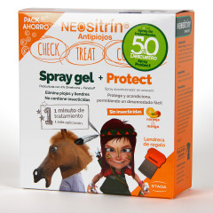 Neositrin PACK Gel y Spray Protect al 50% con Lendrera de Regalo