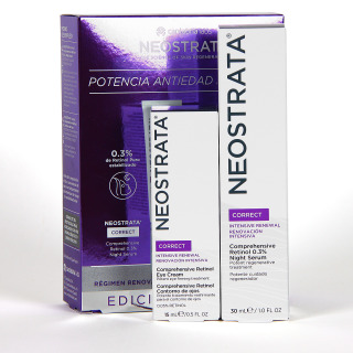 Neostrata Correct PACK Comprehensive Retinol Serum Noche y Contorno de Ojos con 50% Descuento