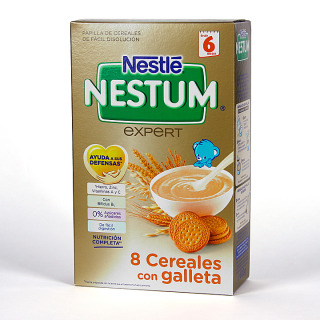 Nestle Nestum Expert 8 Cereales con Galleta y Bífidus 600 g