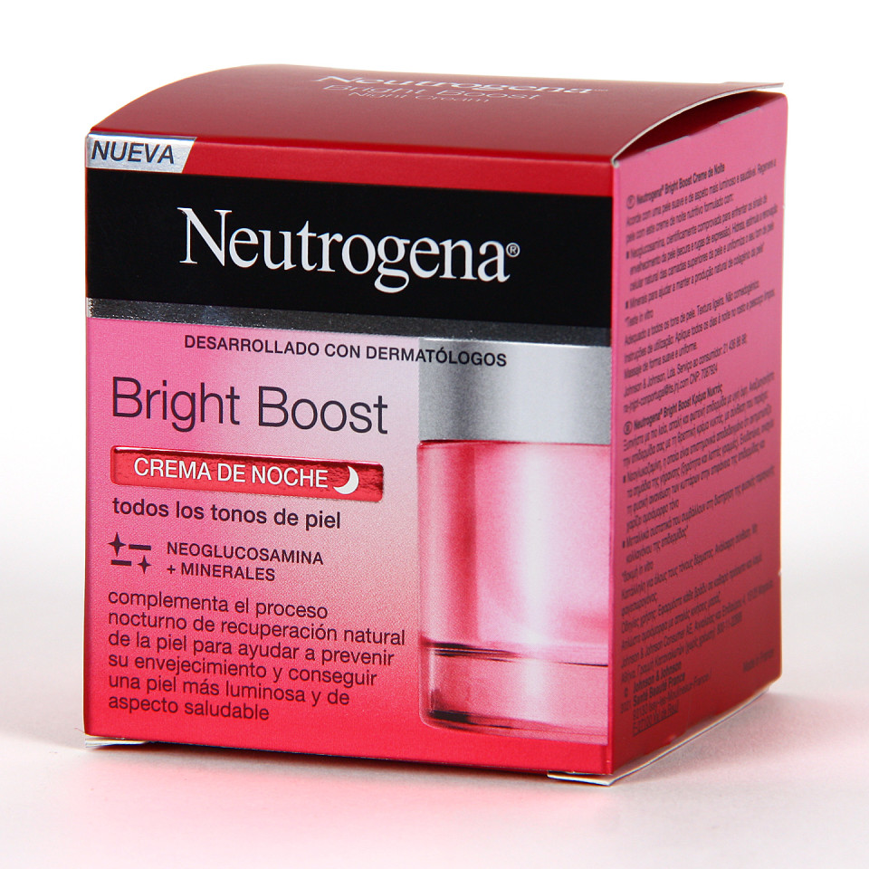 Neutrogena Bright Boost Crema De Noche 50ml | Farmacia Jiménez