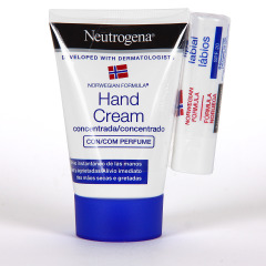Neutrogena Crema de manos pack labios + loción corporal 15 ml gratis