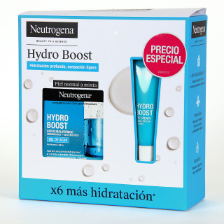 Neutrogena PACK Hydro Boost Gel de Agua 50 ml con Contorno de ojos de Regalo