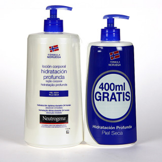 Neutrogena Loción Corporal hidratación profunda piel seca 750 + 400 ml Gratis