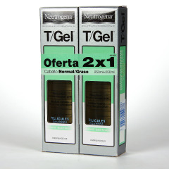 Neutrogena T-Gel Champú anticaspa cabello graso oferta 2x1