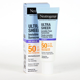 Neutrogena Ultra Sheer Fluido Invisible Protector Solar Anti-Edad SPF50 50 ml