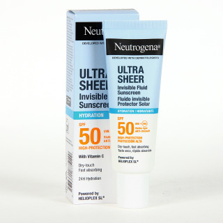 Neutrogena Ultra Sheer Fluido Invisible Protector Solar Hidratante SPF50 50 ml
