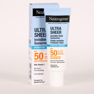 Neutrogena Ultra Sheer Fluido Invisible Protector Solar Hidratante SPF50 50 ml