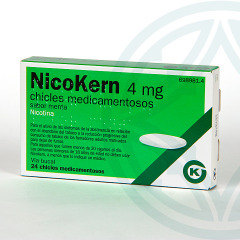 Nicokern 4 mg 24 chicles sabor menta