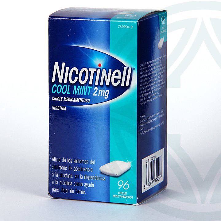 Nicotinell Cool Mint 2mg 96 chicles medicamentosos