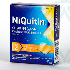 Niquitin Clear 14 mg/24 h 7 parches transdermicos