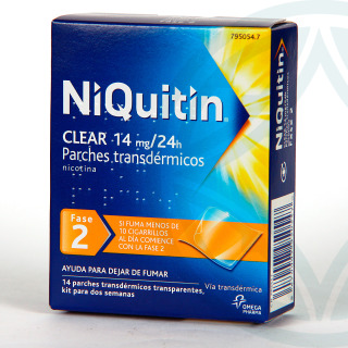 Niquitin Clear 14 mg/24h 14 parches transdérmicos