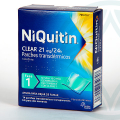 Niquitin Clear 21 mg/24h 14 parches transdermicos