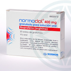 Normodol EFG 400 mg 20 sobres granulado