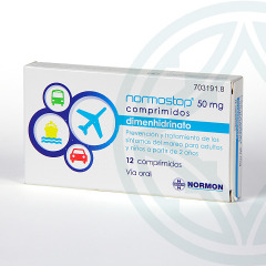 Normostop 50 mg 12 comprimidos