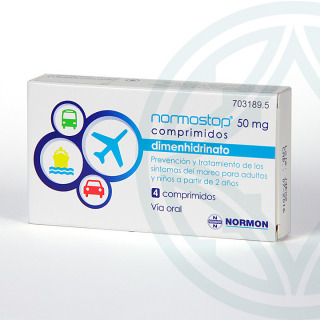 Normostop 50 mg 4 comprimidos