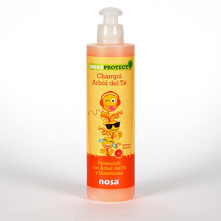 Nosa Healthcare Shampoo Mit Teebaum & Pfirsich – 250 Ml Für Erwachsene – Für Eine Gesunde Kopfhaut