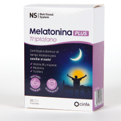 NS Melatonina Plus Triptófano 30 comprimidos