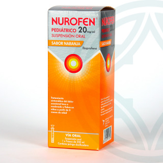 Nurofen Pediátrico 20 mg/ml suspensión oral sabor naranja 200 ml