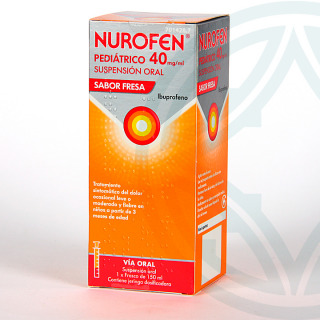 Nurofen Pediátrico 40 mg/ml suspensión oral 150 ml fresa