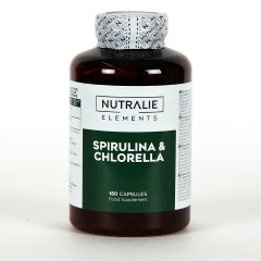 Nutralie Spirulina & Chlorella 180 cápsulas