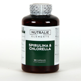 Nutralie Spirulina & Chlorella 180 cápsulas