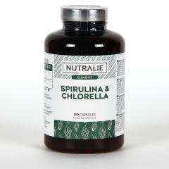 Nutralie Spirulina & Chlorella 180 cápsulas