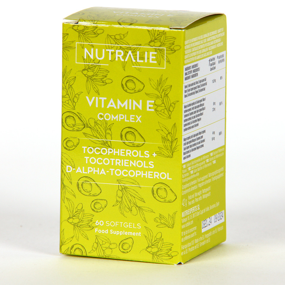 Nutralie Vitamina E 60 cápsulas Farmacia Jiménez