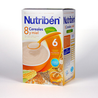 Nutribén 8 Cereales y Miel + 4 Frutas 600 g