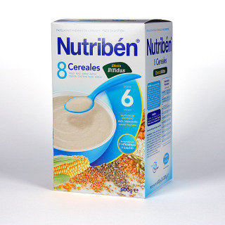 Nutribén 8 Cereales y Miel Efecto Bífidus 600 g