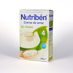 Nutribén Crema de Arroz sin Gluten 300 g