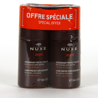 Nuxe Men Desodorante protección 24h 50ml Pack Duplo Precio Especial