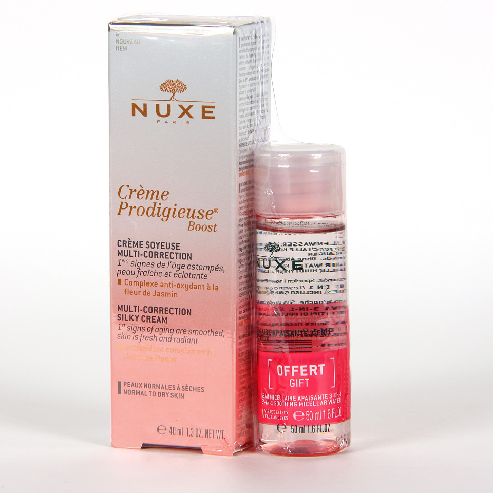 Kit Booster NUXE Prodigieuse Boost - 105 Ml, Hydratation Et Éclat, Parfum Jasmin-Litchi-Musc