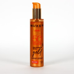 Nuxe Sun Aceite Bronceador Gold Rostro y Cuerpo SPF50 150 ml