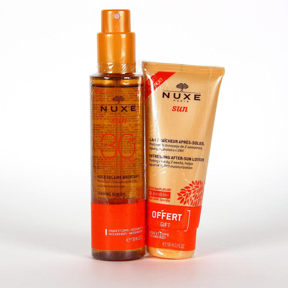 Nuxe Sun Aceite Bronceador Rostro y Cuerpo SPF30 150ml Farmacia Jiménez