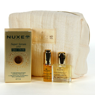 Nuxe PACK Super Serum 10 Contorno de Ojos Antiedad Universal 15 ml con Neceser de Regalo