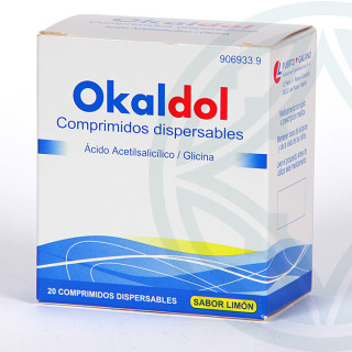 Okaldol 500/250 mg 20 comprimidos dispersables