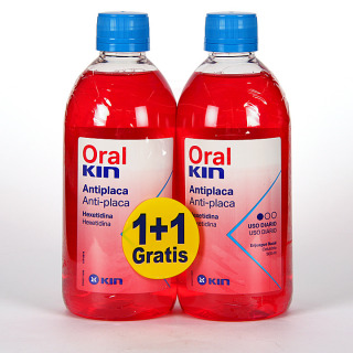 OralKin Colutorio Antiplaca 500 ml Duplo