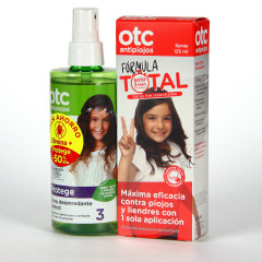 OTC Antipiojos Fórmula Total Spray 125 ml + Spray Desenredante Protect 50% DTO Pack