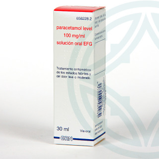 Paracetamol Level EFG 100 mg/ml solución oral 30 ml