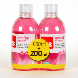 PHB Encías Enjuague Bucal Encías Delicadas PACK Duplo 500 ml