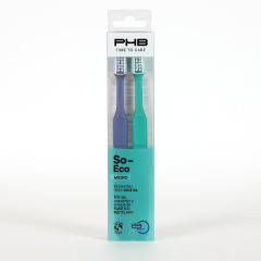 PHB Time To Care So-Eco Cepillo Medio Pack Duplo