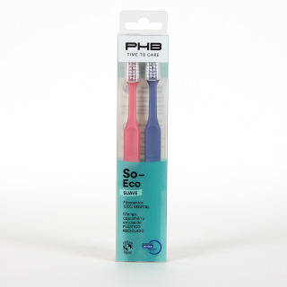 PHB Time To Care So-Eco Cepillo Suave Pack Duplo