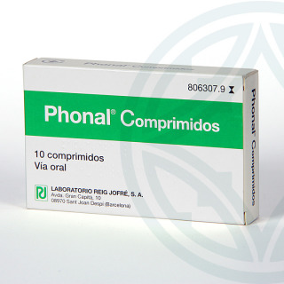 Phonal 10 comprimidos para chupar